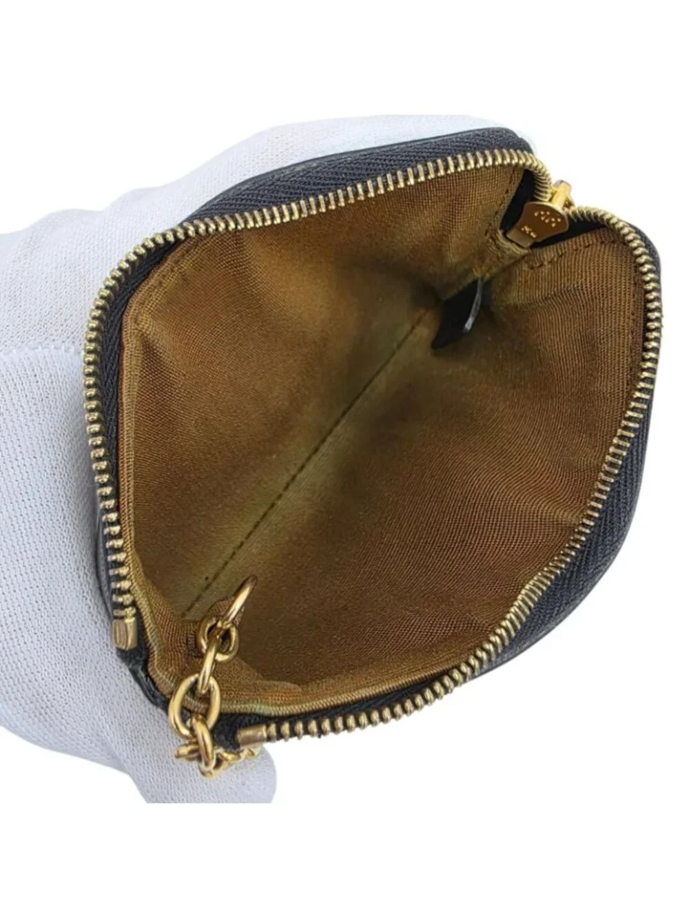 Celine Triomphe Key Ring Coin Case